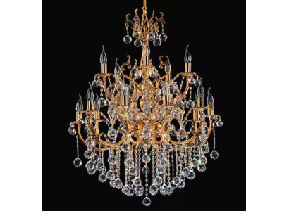 Ceiling light Luxury Chandelier Ceiling lamp Luster Gold Crystal 75x125