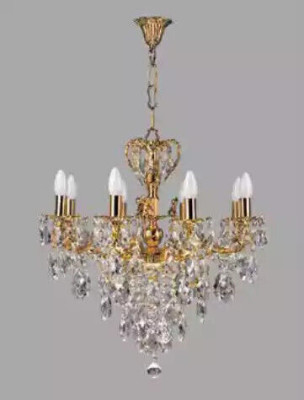 Luster Chandelier Ceiling lamp Gold Luxury Art Crystal