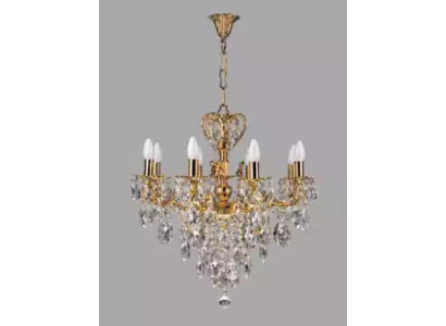 Luster Chandelier Ceiling lamp Gold Luxury Art Crystal