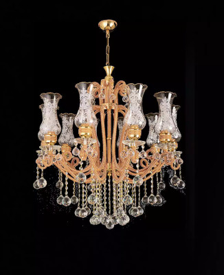 Luxury ceiling chandelier chandelier Chandelier Ceiling lamp Crystal Gold Lamp