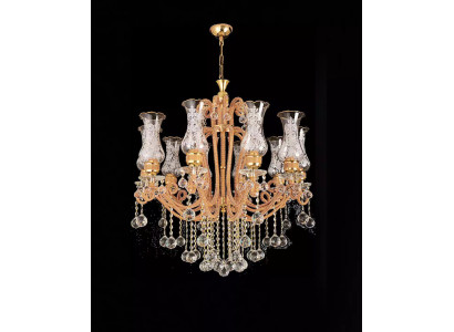 Luxury ceiling chandelier chandelier Chandelier Ceiling lamp Crystal Gold Lamp
