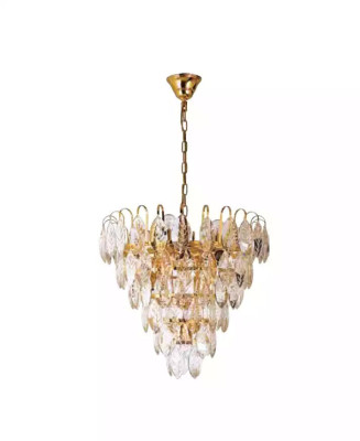 Chandelier gold Ceiling lamp Light fixture Lamps Living room 50x58