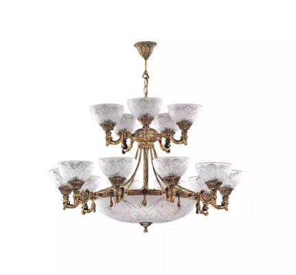Ceiling lamp Chandelier Ceiling Light Lamp Chandelier Glass Gray Lamps