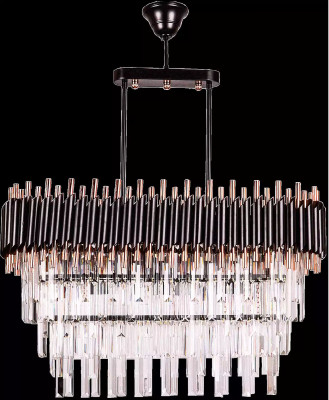 Chandelier ceiling light luxury gray ceiling lamp chandelier crystal