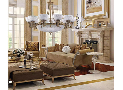 Chandelier Chandelier Ceiling lamp Ceiling Light Lamp Glass Gold Gray