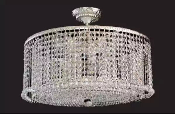 Luxury Luster Chandelier Ceiling lamp Ceiling Light Lamps Silver 60cm