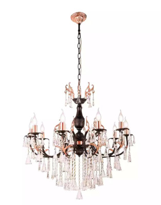 Luxury ceiling light Chandelier Ceiling lamp Luster Black Crystal