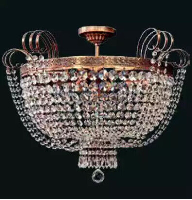Luxury ceiling chandelier chandelier Chandelier Ceiling lamp Gold Crystal Round Lamp