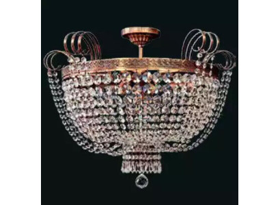Luxury ceiling chandelier chandelier Chandelier Ceiling lamp Gold Crystal Round Lamp