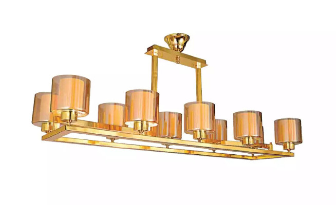 Golden colored Chandelier Ceiling lamp pendant light chandelier