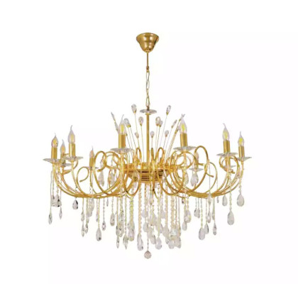 Chandelier Light fixture Lamp Living room Gold Glass Luxury Ceiling light Lamps