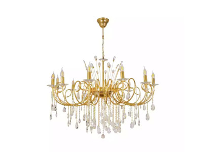 Chandelier Light fixture Lamp Living room Gold Glass Luxury Ceiling light Lamps