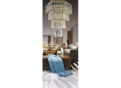Chandelier style modern ceiling light design luxury new gold