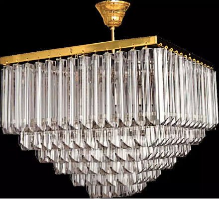 Ceiling chandelier Luxury Gold Chandelier Ceiling lamp Luster Crystal Light fixture