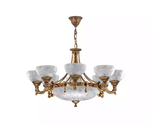 Ceiling lamp Chandelier Ceiling Light Lamp Chandelier Glass Gold Gray