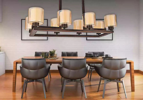 Ceiling lamp hanging lamp pendant lamp new style modern dining room