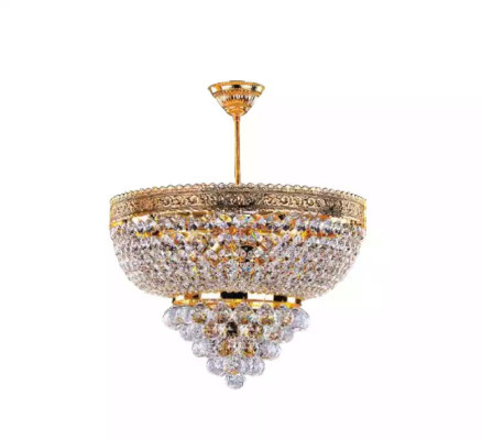 Round Chandelier Luxury Ceiling Light Chandelier Ceiling lamp Crystal Gold 50x60