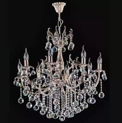 Ceiling chandelier Luxury Silver Chandelier Ceiling lamp Luster Crystal Lamp
