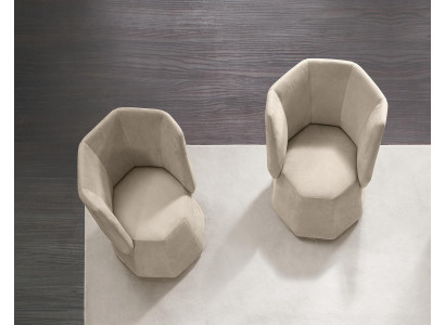 Design Armchair Luxury Single Seater Modern Lehn Textile 1 Seat Furniture Single Seater Prianera