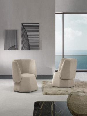 Design Armchair Luxury Single Seater Modern Lehn Textile 1 Seat Furniture Single Seater Prianera