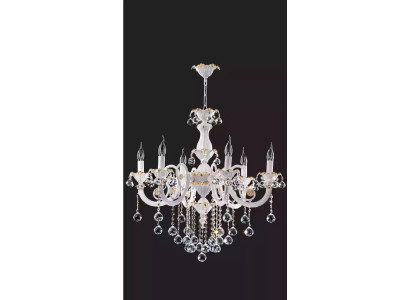 Luxury Chandelier Ceiling lamp Luster Ceiling Light White Crystal