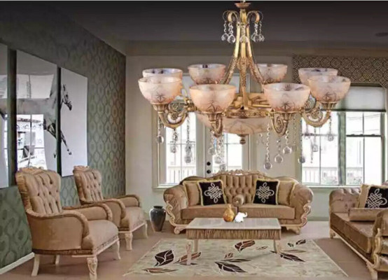 Chandelier luxury ceiling lamp chandelier ceiling lamp glass gold