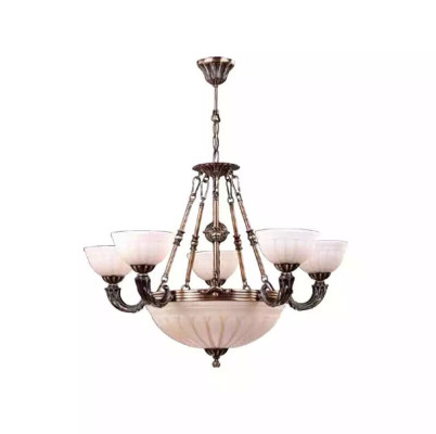 Ceiling Chandelier Lamp White Ceiling lamp Luster Chandelier Glass Art