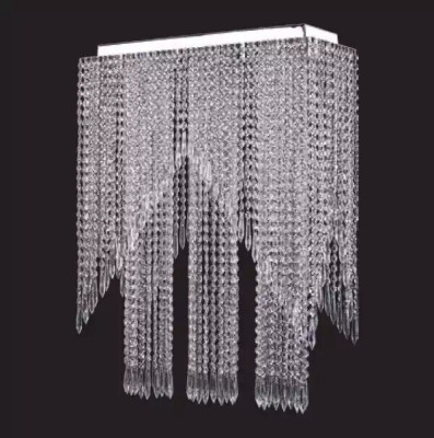 Chandelier pendant lamp shiny chrome new living room chandelier