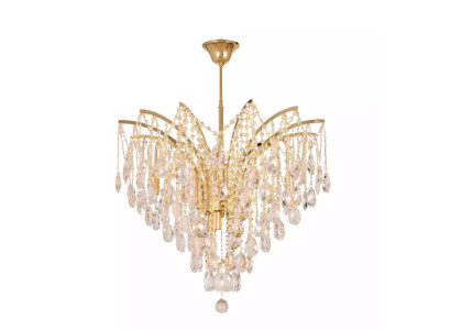 Chic crystal chandelier for exclusive living room design lights
