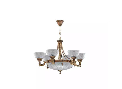 Ceiling lamp Chandelier Ceiling Light Lamp Chandelier Glass Gray Gold