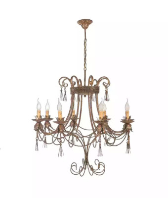 Ceiling chandelier chandelier Chandelier Ceiling lamp Lamps Gold Metal Art