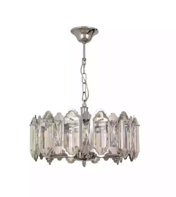Chandelier luxury ceiling pendant kitchen living room lamp new silver
