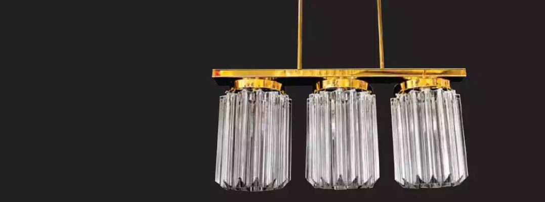 Modern Big Crystal Gold Chandelier Ceiling Hanging Light for Living room