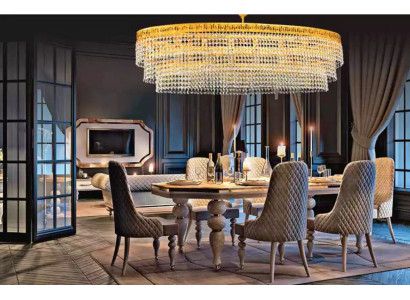 Luxury chandelier ceiling light Gold Chandelier Ceiling lamp Crystal Art