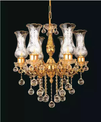 Ceiling lamp Chandelier Chandelier Gold Luster Crystal Lamp