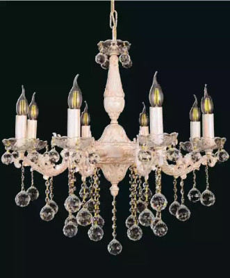 Chandelier Chandelier Chandelier Beige Ceiling lamp Crystal Lamp