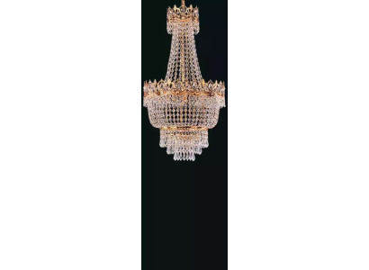 Chandelier ceiling light Gold Ceiling lamp Luster Crystal Lamp 40x100