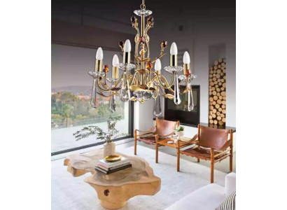Modern crystal chandelier ceiling lamp ceiling splendor hanging crystal lamp