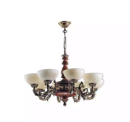 Ceiling light Luster Chandelier Ceiling lamp Lamps Brown Classic