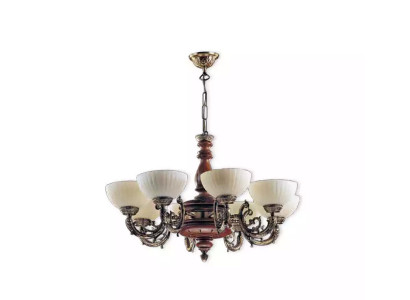 Ceiling light Luster Chandelier Ceiling lamp Lamps Brown Classic