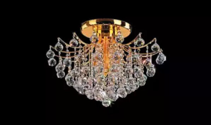 Golden decorative chandelier ceiling chandelier light crystal lamp luxury lamp