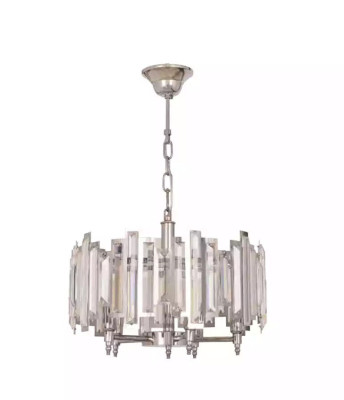 Round Lamp Light fixture Silver Ceiling light Lighting Lamp 50x65cm