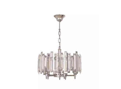 Round Lamp Light fixture Silver Ceiling light Lighting Lamp 50x65cm
