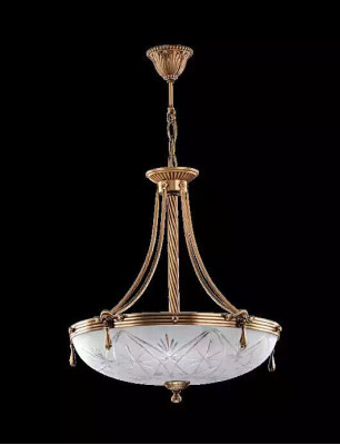 Lamp Ceiling lamp Luster Ceiling Light Chandelier Glass Gray Gold