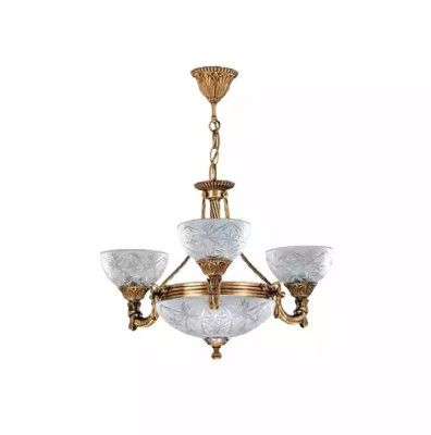 Ceiling lamp Chandelier Ceiling Light Lamp Chandelier Glass Gray Gold