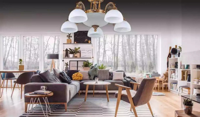 Lamps Ceiling Light Chandelier Chandelier White Ceiling lamp Glass Gold