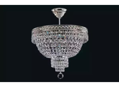 Chandelier Ceiling Light Luxury Silver Chandelier Ceiling lamp Crystal