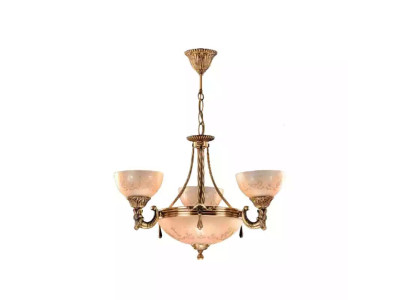 Ceiling lamp Chandelier Ceiling Light Lamp Chandelier Glass Gold Beige
