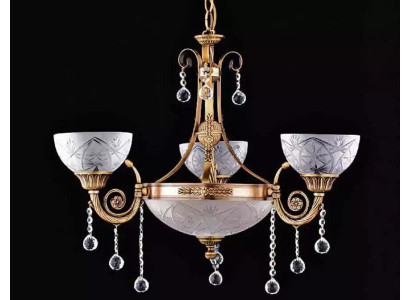 Chandelier Lamp Ceiling lamp Chandelier Glass Gold Gray