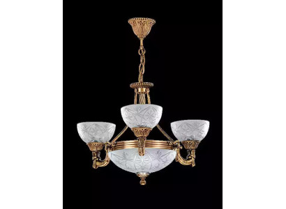 Chandelier Ceiling lamp Chandelier Ceiling Light Lamp Glass Gray Gold